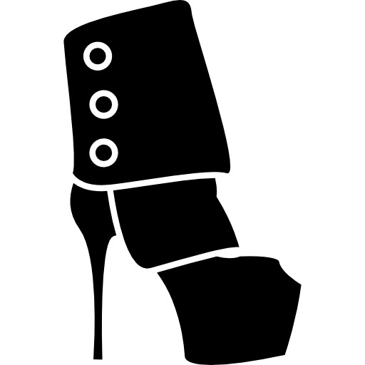 Туфли на платформе женские на каблуке  иконка