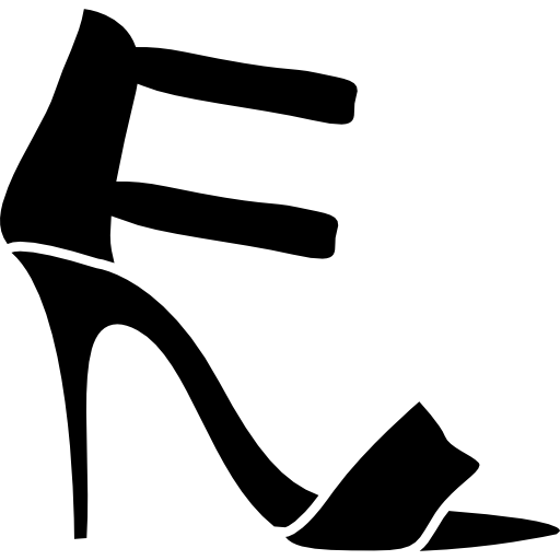 Туфли на шпильке с двумя ремешками  иконка