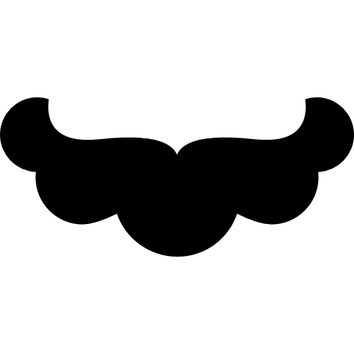 bigote esponjoso  icono