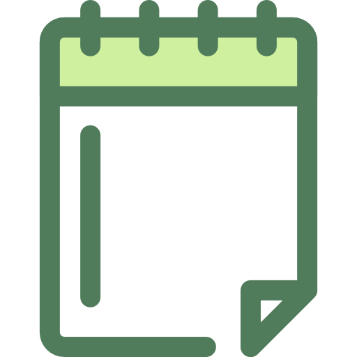 Notepad Monochrome Green icon