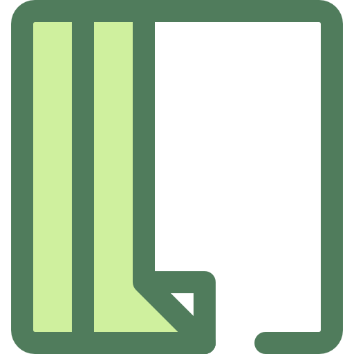 Files Monochrome Green icon