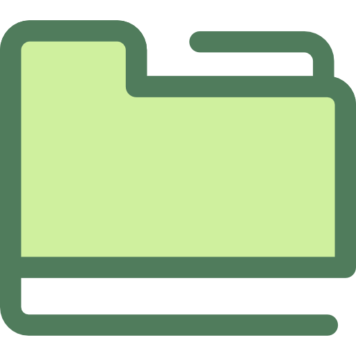 Folder Monochrome Green icon