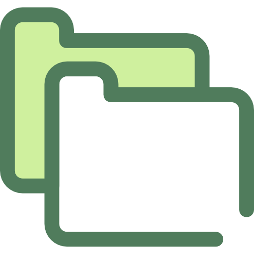 cartella Monochrome Green icona