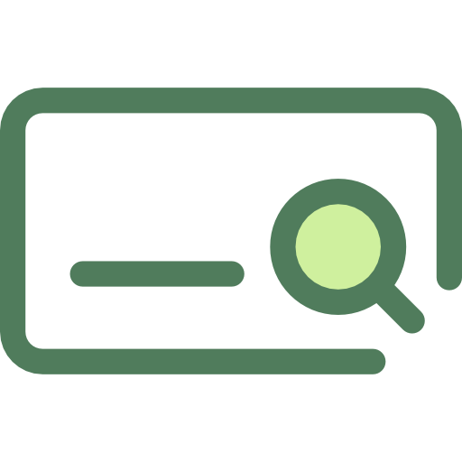 Search Monochrome Green icon