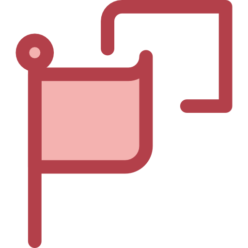 símbolo Monochrome Red icono