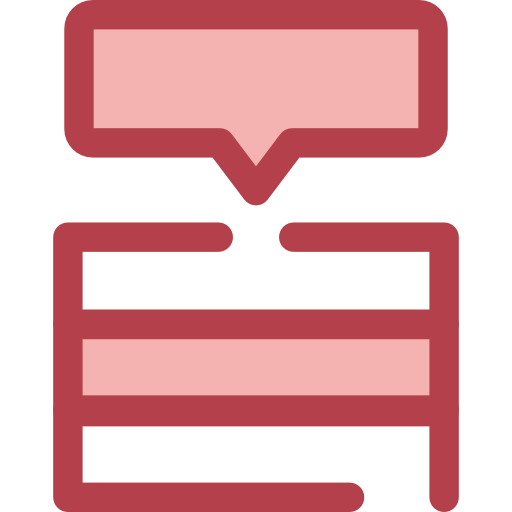 server Monochrome Red icona
