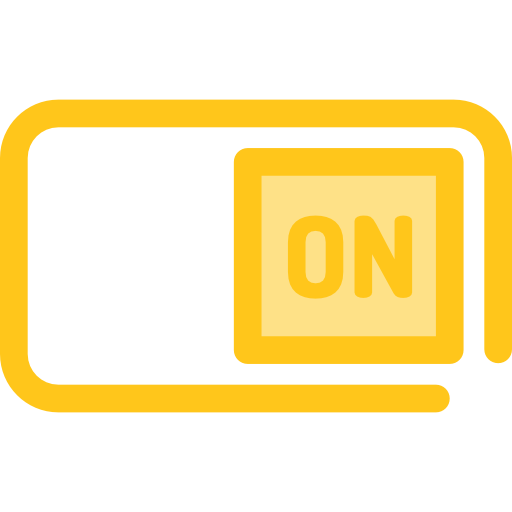 interruptor Monochrome Yellow Ícone
