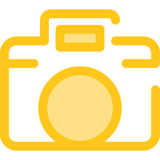 appareil photo Monochrome Yellow Icône