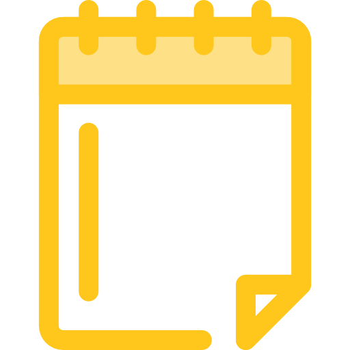 notatnik Monochrome Yellow ikona