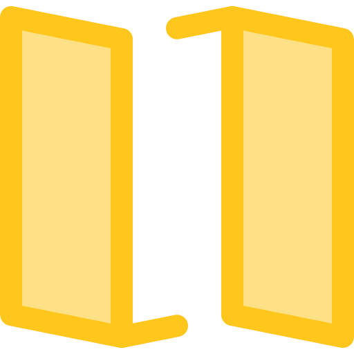 karte Monochrome Yellow icon