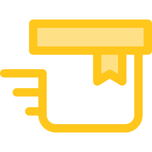 box Monochrome Yellow icon