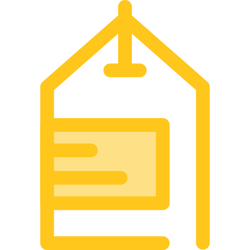 etikett Monochrome Yellow icon