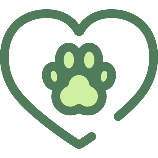 coração Monochrome Green Ícone