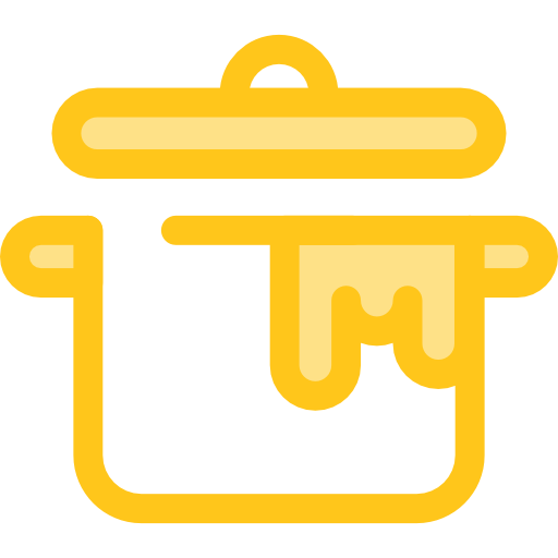 Pot Monochrome Yellow icon