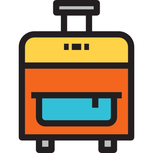 Suitcase Detailed Straight Lineal color icon