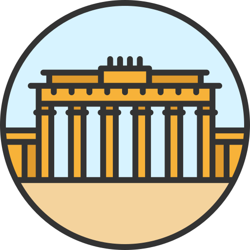 브란덴부르크 문 Special Lineal color icon