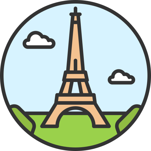 wieża eiffla Special Lineal color ikona