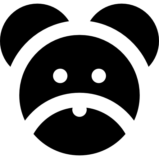 Teddy bear Basic Rounded Filled icon
