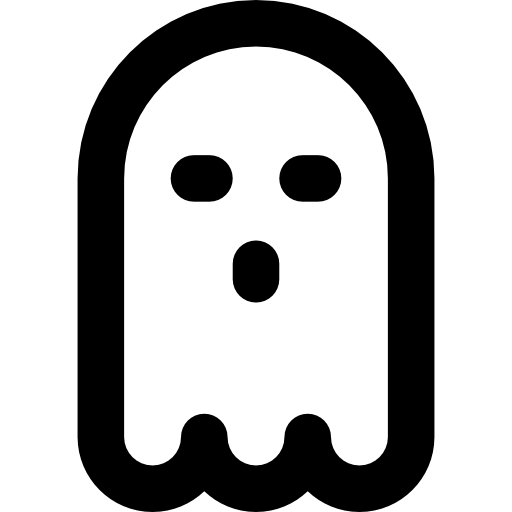 fantasma Basic Rounded Lineal icono