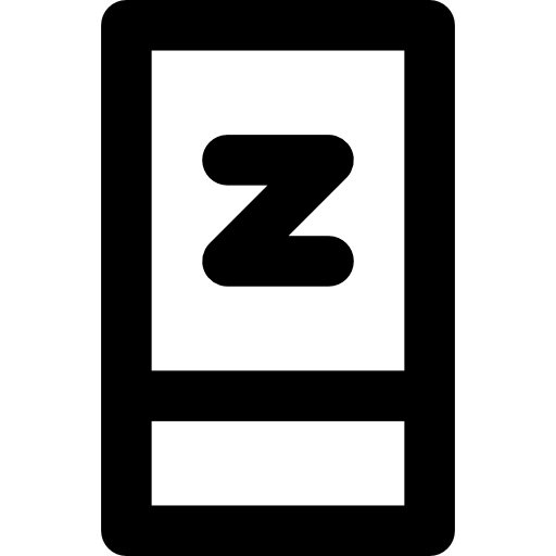 Smartphone Basic Rounded Lineal icon