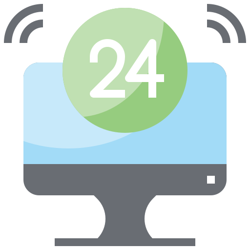 24 hours Surang Flat icon