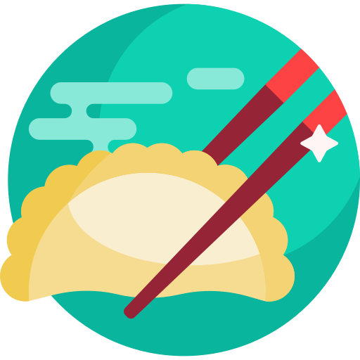 Dumpling Detailed Flat Circular Flat icon