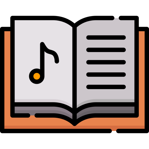 Music book Special Lineal color icon