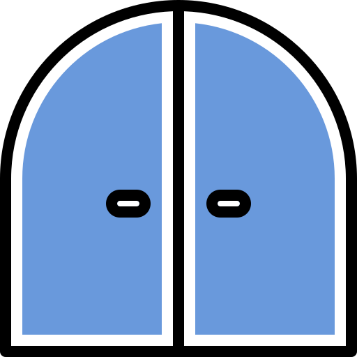 podwójne drzwi Winnievizence Blue ikona