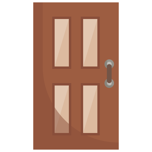 ドア Winnievizence Flat icon