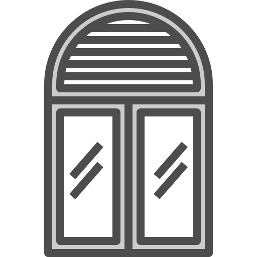 podwójne drzwi Winnievizence Grey ikona