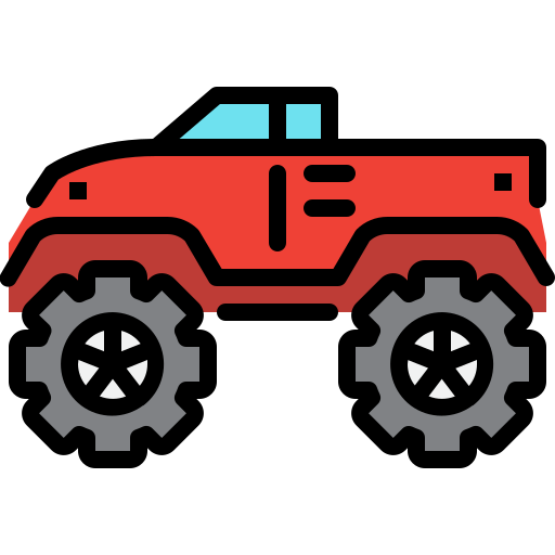 monster truck Generic Outline Color icon