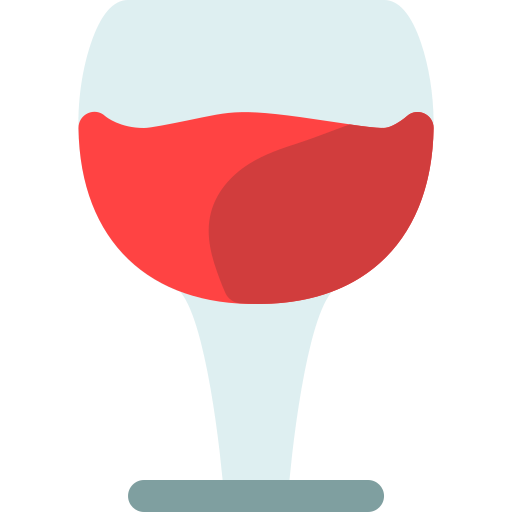 bicchiere di vino Generic Flat icona