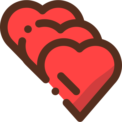 Heart Generic Outline Color icon