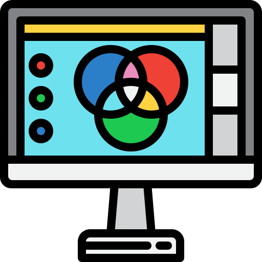 diseño web Generic Outline Color icono