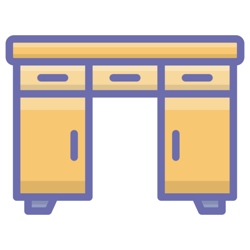 Table Generic Outline Color icon