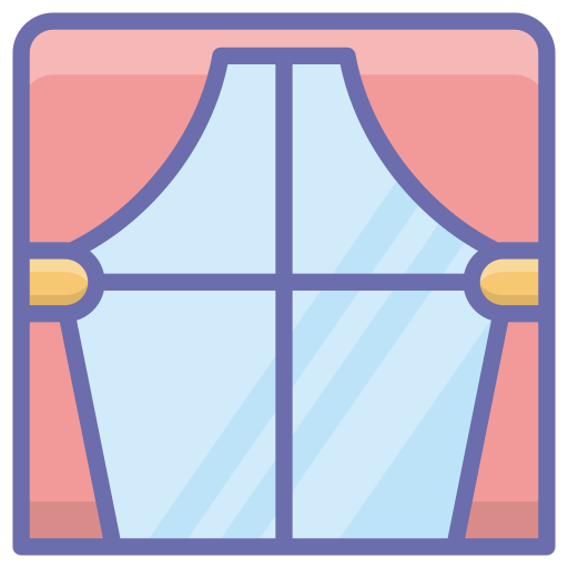 창문 Generic Outline Color icon