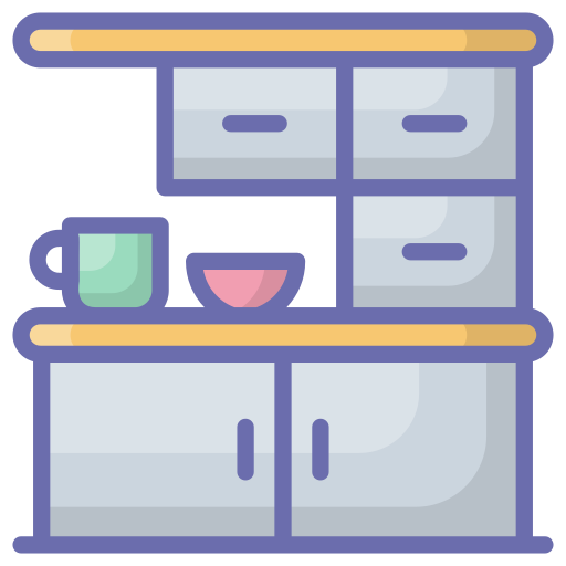 armoires de cuisine Generic Outline Color Icône
