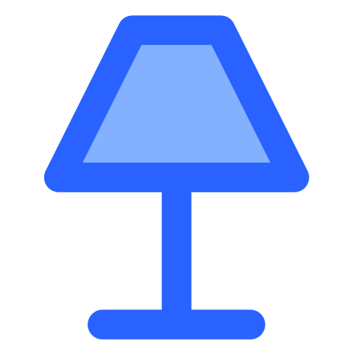 luminária Generic Blue Ícone