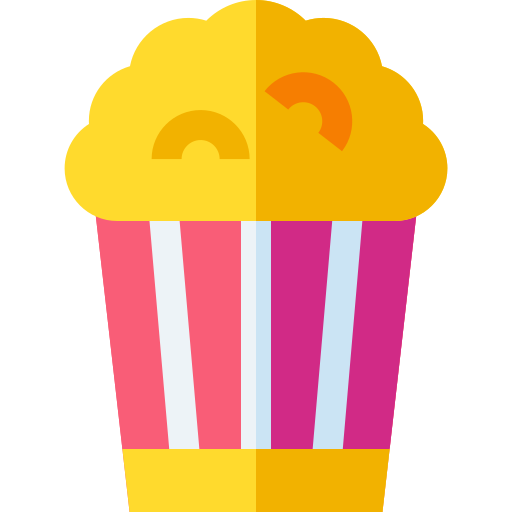 Popcorn Basic Straight Flat icon