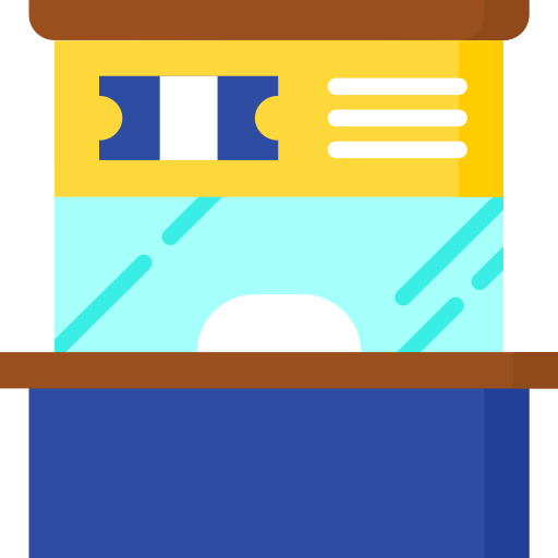 Ticket office Special Flat icon