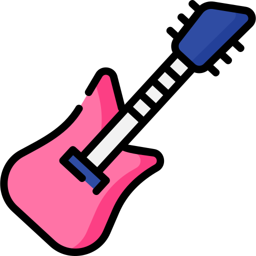 elektrische gitarre Special Lineal color icon