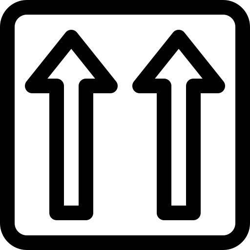 mão única Basic Rounded Lineal Ícone