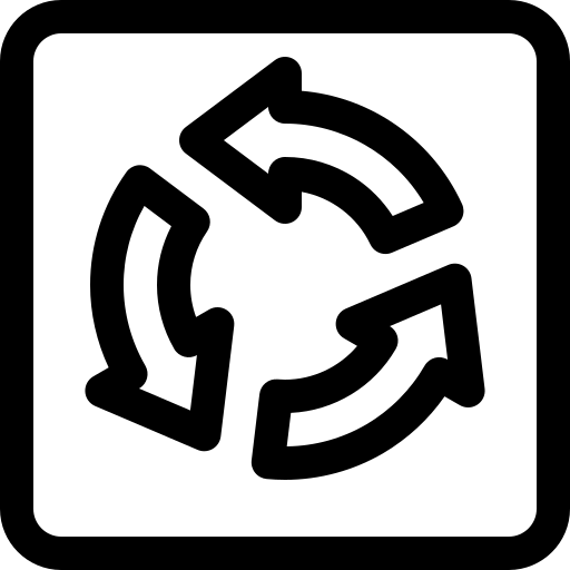 rotonde Basic Rounded Lineal icoon