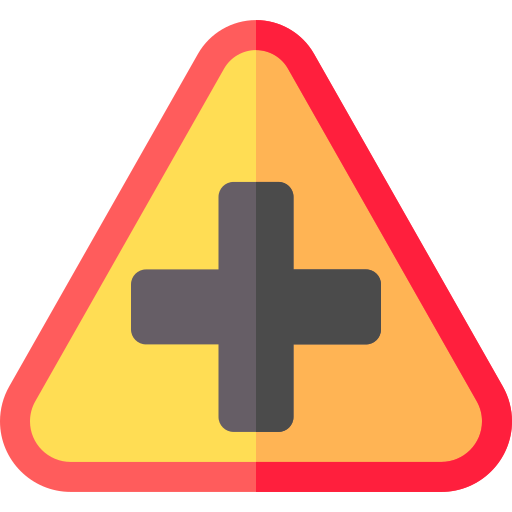 droga krzyżowa Basic Rounded Flat ikona