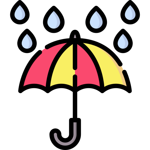 Rainfall Special Lineal color icon