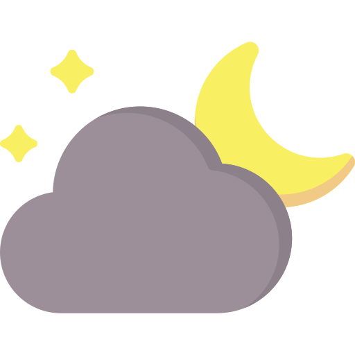 bewolkt Special Flat icoon