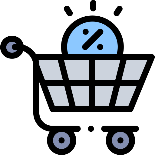 impuesto de compras Detailed Rounded Lineal color icono
