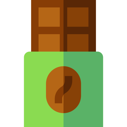 tabliczka czekolady Basic Straight Flat ikona