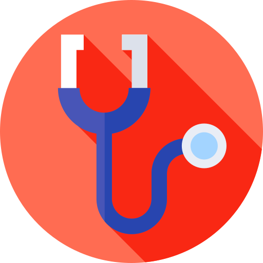 stethoskop Flat Circular Flat icon