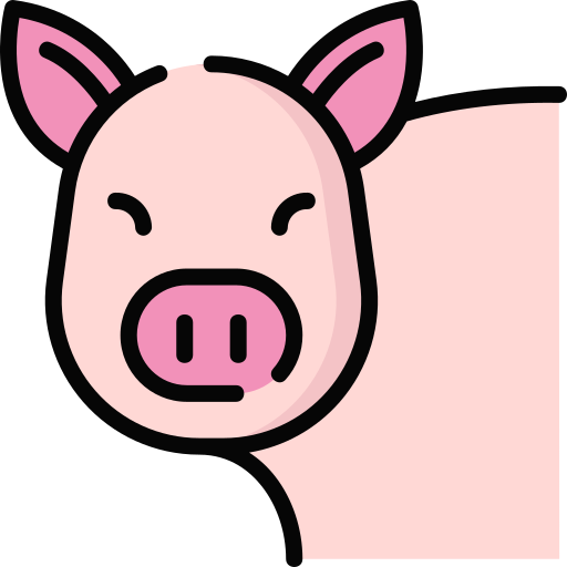 cerdo Special Lineal color icono